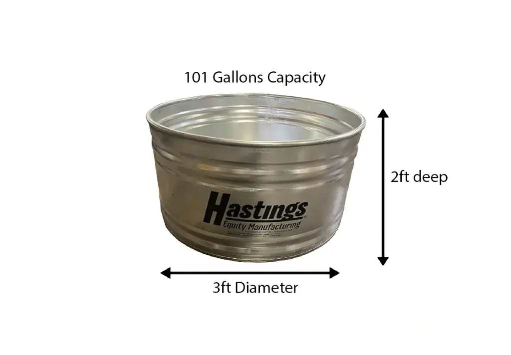 2' Deep Galvanized Round Stock Tanks (stpcopy)