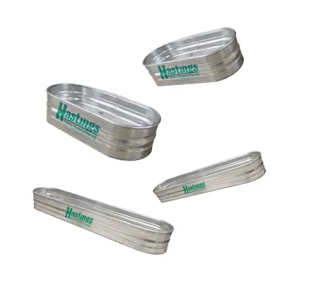 1' Deep 2' Wide Galvanized Round End Stock Tanks (stcopy)