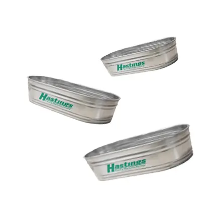 2' Deep 2.5' Wide Galvanized Round End Stock Tanks (stcopy)